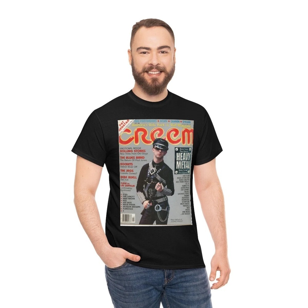 Rob Halford Of Judas Priest On The Cover Short Sleeve Tee